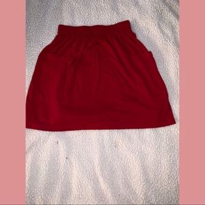 American Apparel red skirt size S